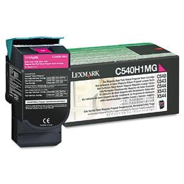 Lexmark C540H1MG C544/X544 High Yield Magenta Toner Cartridge for C540, C543, C544, X543, X544 Vancouver