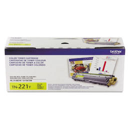 TN221Y Brother Original (OEM) Yellow Toner Cartridge