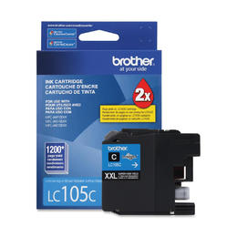 LC105CS Brother Original (OEM) Cyan Super High Yield (XXL) inkjet cartridge