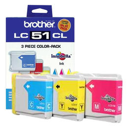 LC513PKS Brother Original (OEM) 3 pack CMY inkjet cartridges