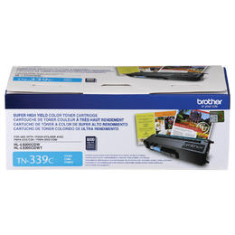 TN339C Brother Original (OEM) Cyan Super High Yield Toner Cartridge