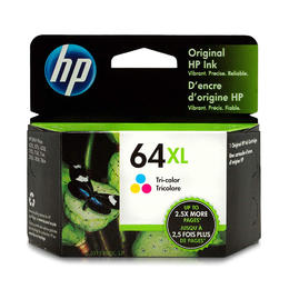 HP 64XL N9J91A Original High Yield Tri-Color Ink Cartridge