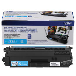 TN336C Brother Original (OEM) Cyan Laser Toner Cartridge