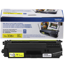 TN336Y Brother Original (OEM) Yellow High Yield Toner Cartridge