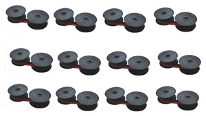 Calculator Spool Black/Red Ribbon Compatible Universal 12/Box