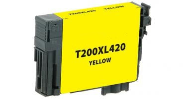 T200XL420 Remanufactured/Compatible high yield yellow inkjet cartridge for Epson Work Force