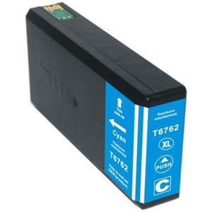 T676XL220 Remanufactured/Compatible high yield cyan inkjet cartridge for Epson Work Force