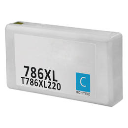 T786XL220 Remanufactured/Compatible high yield cyan inkjet cartridge for Epson Work Force