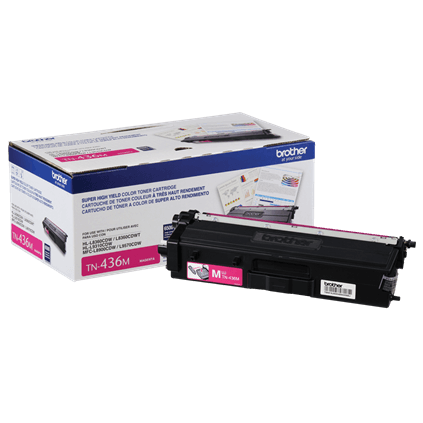 TN436M Brother Original (OEM) Magenta Super High Yield Toner Cartridge