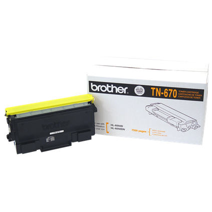 TN670 Brother Original (OEM) Black Laser Toner Cartridge